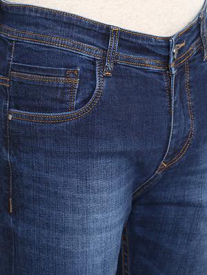 blue cotton washed jeans - 15804849 - Standard Image - 5