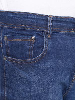 blue cotton washed jeans - 15804852 - Standard Image - 5