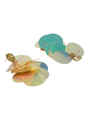 multi colored metal drop earring - 15804882 - Standard Image - 2
