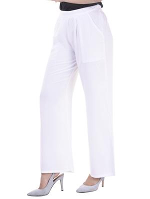 Pleated front elasticated back palazzo - 15805457 - Standard Image - 2