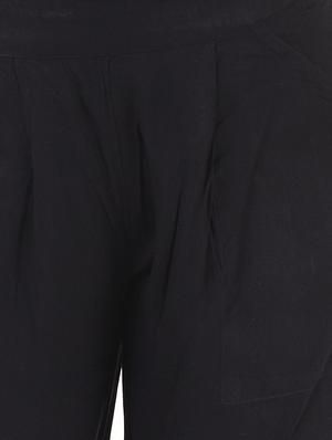 Pleated front elasticated back palazzo - 15805459 - Standard Image - 5