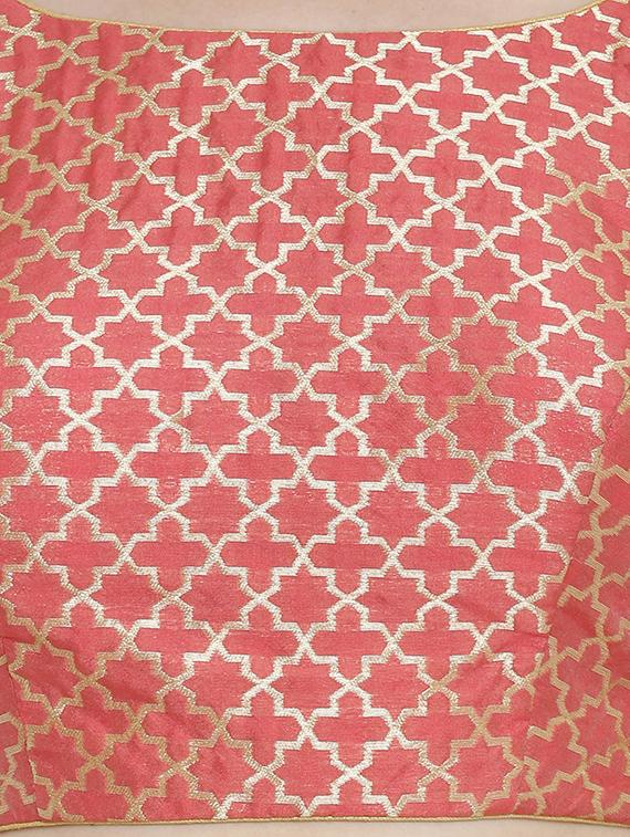 Self-design brocade blouse - 15805810 - Zoom Image - 5