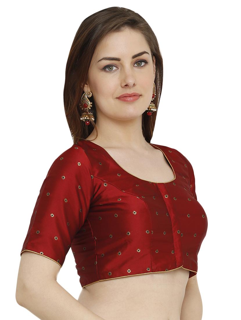 Self-design blouse with drawstring - 15805821 - Zoom Image - 2