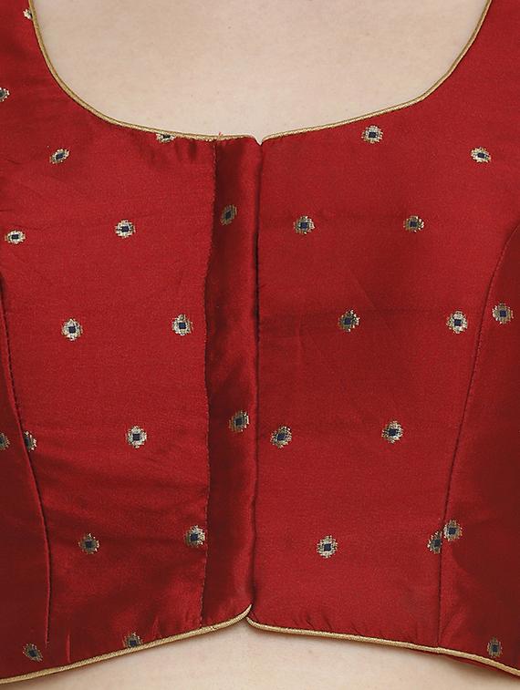 Self-design blouse with drawstring - 15805821 - Zoom Image - 5