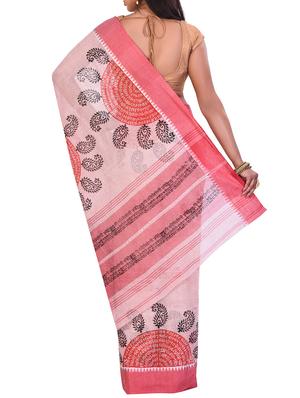 printed tant saree - 15806257 - Standard Image - 2