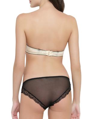 lace detail tube bra & panty set - 15806355 - Standard Image - 2
