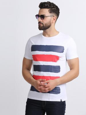 white printed t-shirt - 15811053 - Standard Image - 2