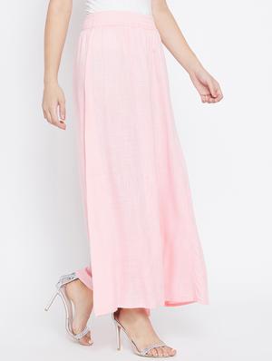 mid waist flared palazzo - 15811525 - Standard Image - 2