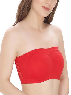 mesh back tube bra - 15812715 - Standard Image - 2