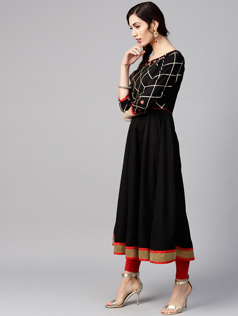 gotawork flared kurta - 15814657 - Zoom Image - 2