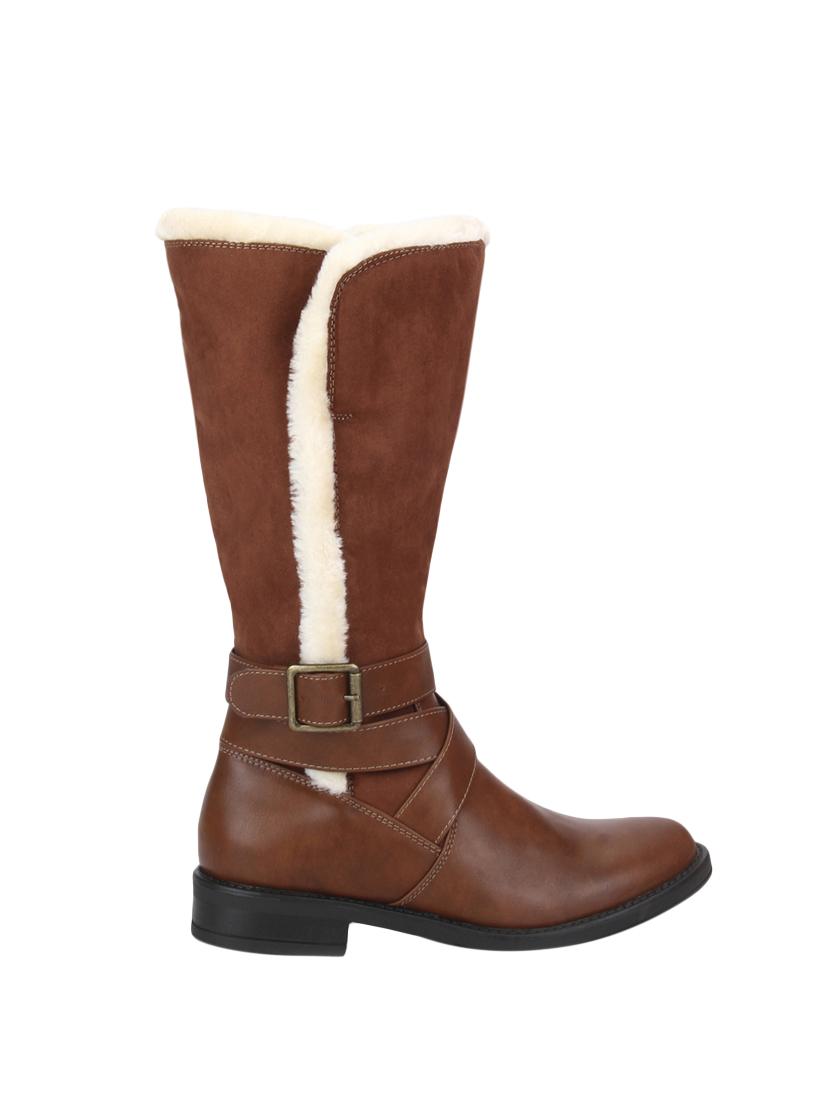 tan zipper calf boots - 15814810 - Zoom Image - 2