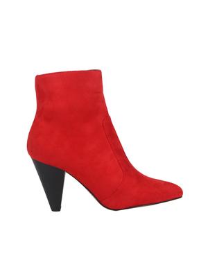 red ankle zipper boots - 15814821 - Standard Image - 2
