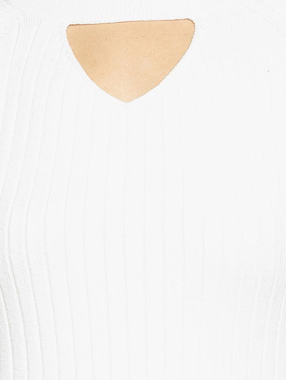 Ribbed key hole neck pullover - 15814969 - Zoom Image - 5