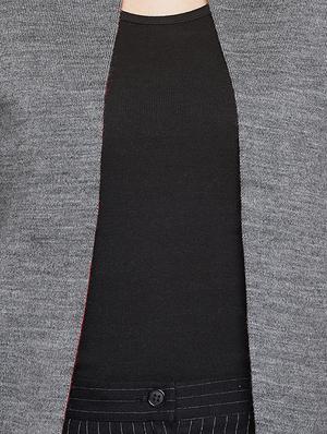 Striped pocket long shrug - 15815025 - Standard Image - 5