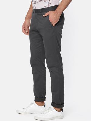 grey cotton chinos casual trousers - 15815355 - Standard Image - 2