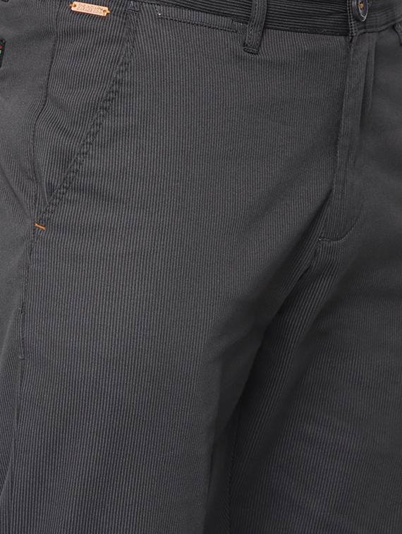 grey cotton chinos casual trousers - 15815355 - Zoom Image - 5