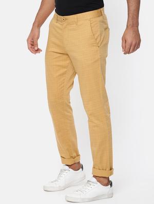 brown cotton chinos casual trousers - 15815358 - Standard Image - 2