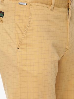 brown cotton chinos casual trousers - 15815358 - Standard Image - 5