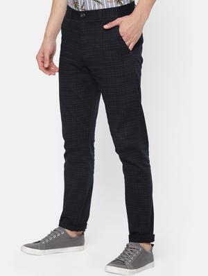 navy blue cotton chinos - 15815451 - Standard Image - 2