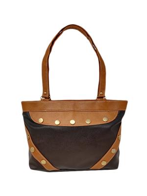 black leatherette (pu) regular handbag - 15815561 - Standard Image - 5