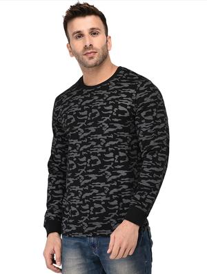 black camouflage all over print t-shirt - 15816391 - Standard Image - 2