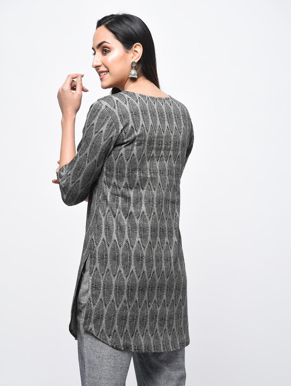 kaantha straight kurti - 15817029 - Zoom Image - 2