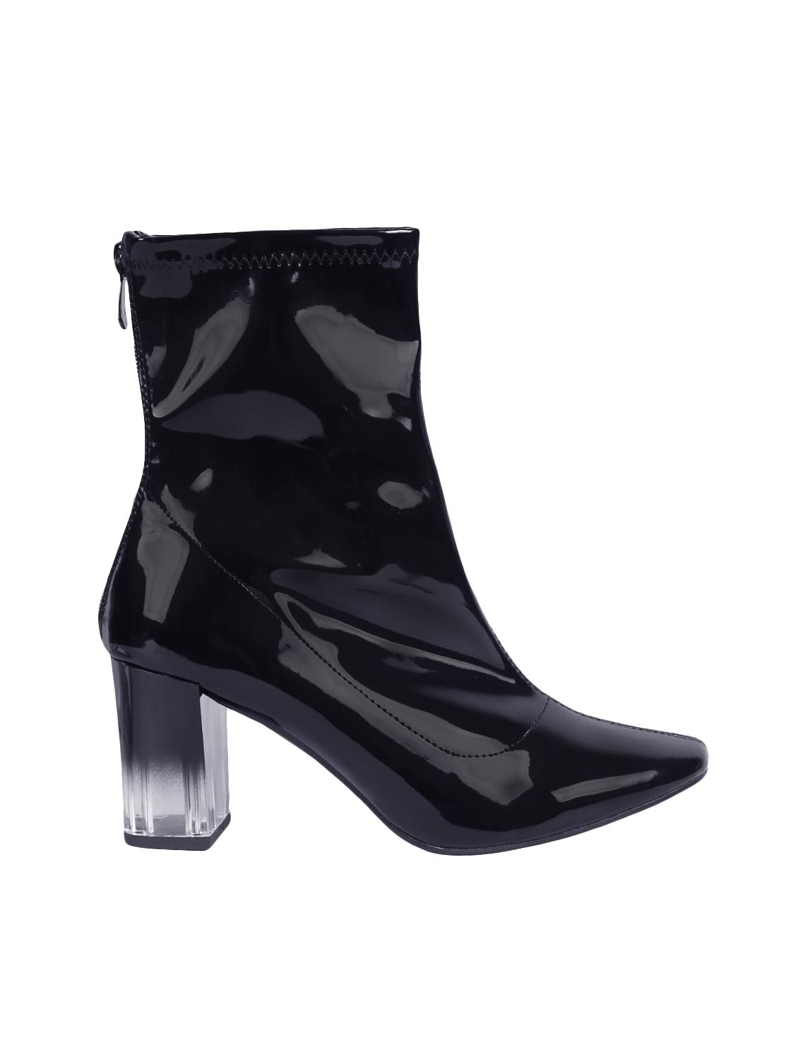 black zipper ankle boots - 15817117 - Zoom Image - 2