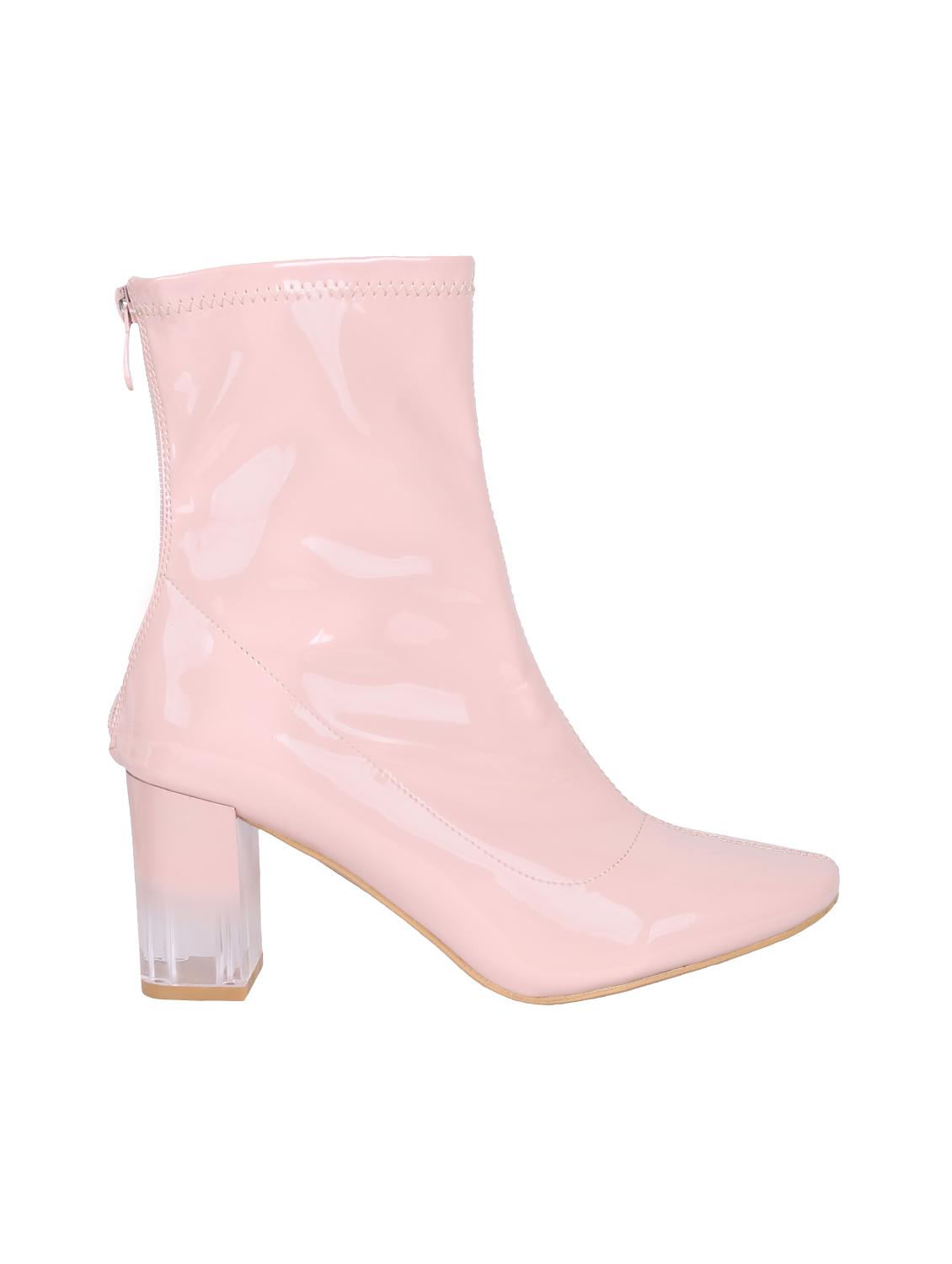 pink zipper ankle boots - 15817118 - Zoom Image - 2