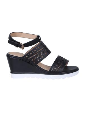 black ankle strap wedges - 15817358 - Standard Image - 2
