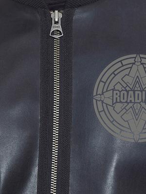 black leather biker jacket - 15817455 - Standard Image - 5