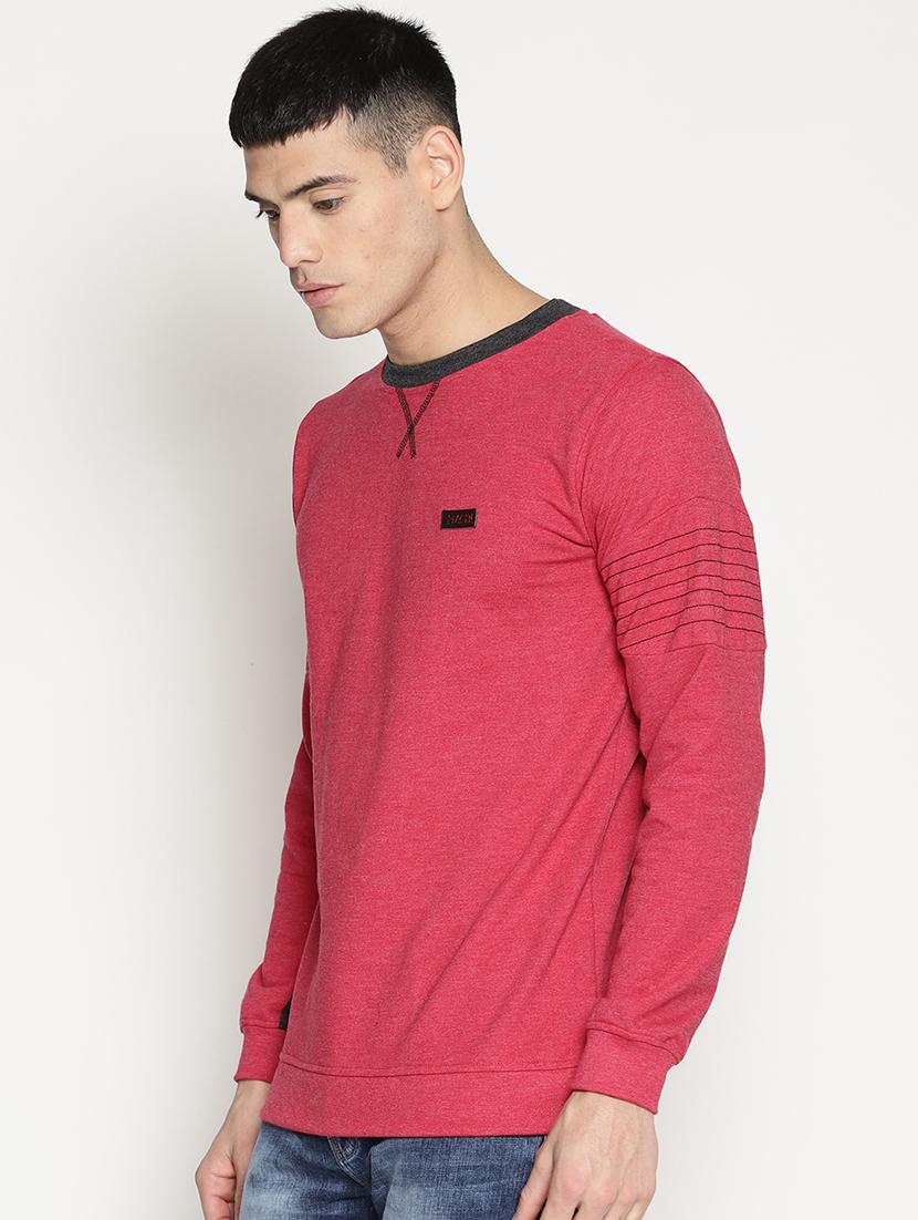 red cotton sweatshirt - 15817550 - Zoom Image - 2