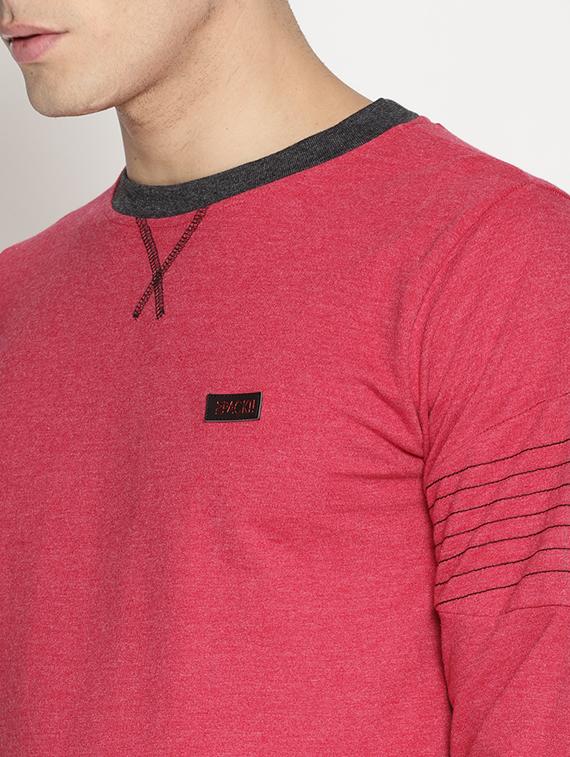 red cotton sweatshirt - 15817550 - Zoom Image - 5