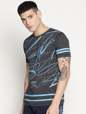 grey all over print t-shirt - 15817610 - Standard Image - 2