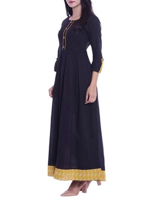 solid flared kurta - 15817835 - Standard Image - 2