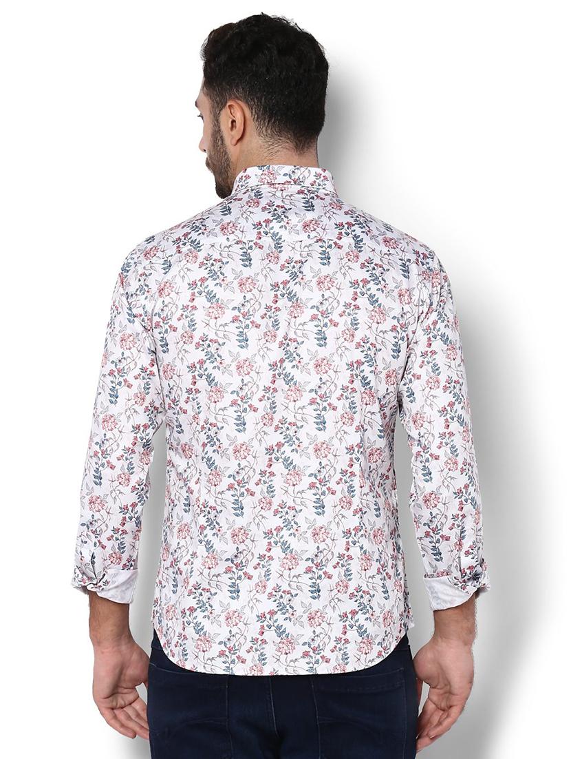 white floral printed casual shirt - 15820858 - Zoom Image - 2