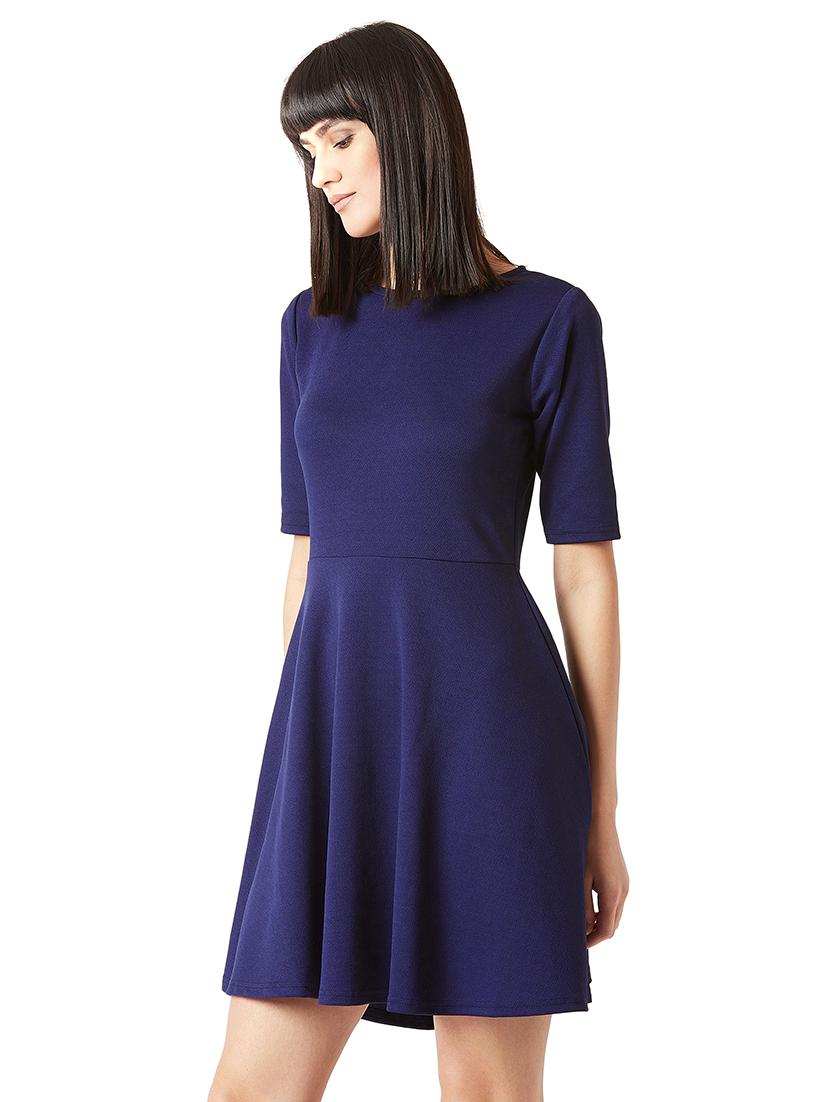 cut out back skater dress - 15821024 - Zoom Image - 2