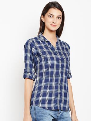 pocket patch checkered shirt - 15821461 - Standard Image - 2