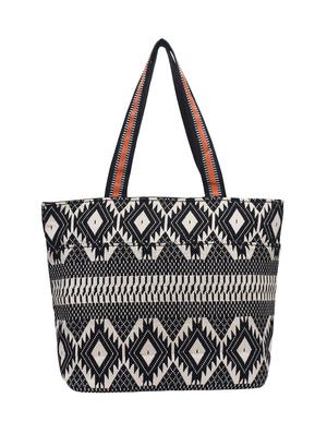 black cotton regular handbag - 15822454 - Standard Image - 2