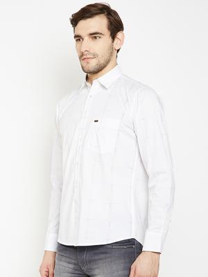 white checkered casual shirt - 15822763 - Standard Image - 2