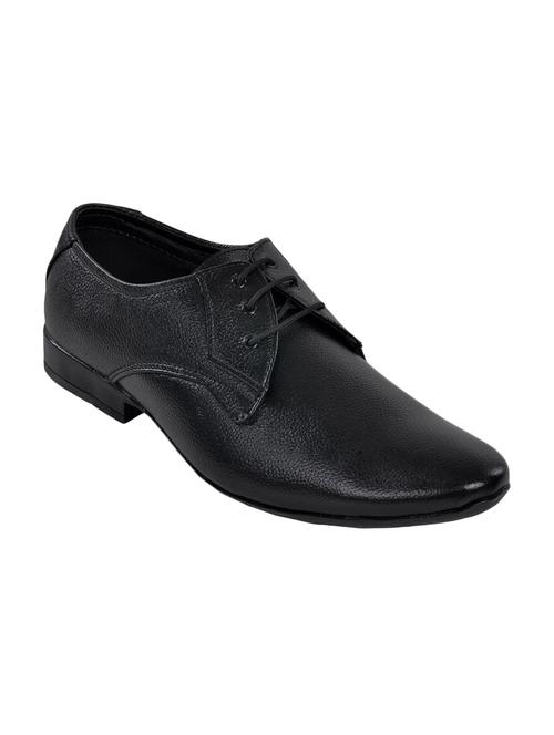 black leather lace-up derbys - 15823836 - Very Small Image - 1