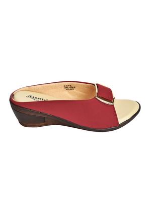 red slip on wedges - 15824141 - Standard Image - 2