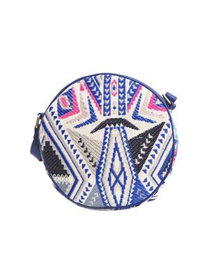 blue jute regular sling bag - 15824459 - Standard Image - 2