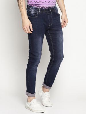 dark blue denim washed jeans - 15824722 - Standard Image - 2