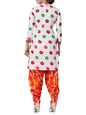 Batik printed unstitched salwar suit - 15824909 - Standard Image - 2