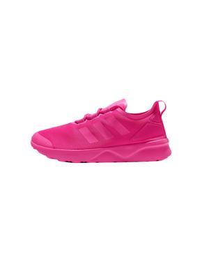 pink Fabric lace up sport shoes - 15825551 - Standard Image - 2