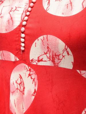 A-line polka dot kurta - 15829475 - Standard Image - 5