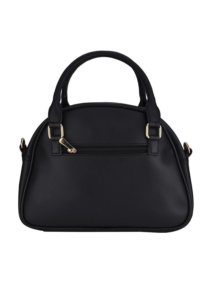 black leatherette (pu) regular handbag - 15829689 - Zoom Image - 2