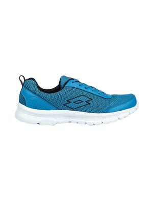 blue Fabric lace up sport shoes - 15830528 - Standard Image - 2