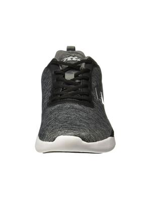 black Fabric lace up sport shoes - 15830532 - Standard Image - 2