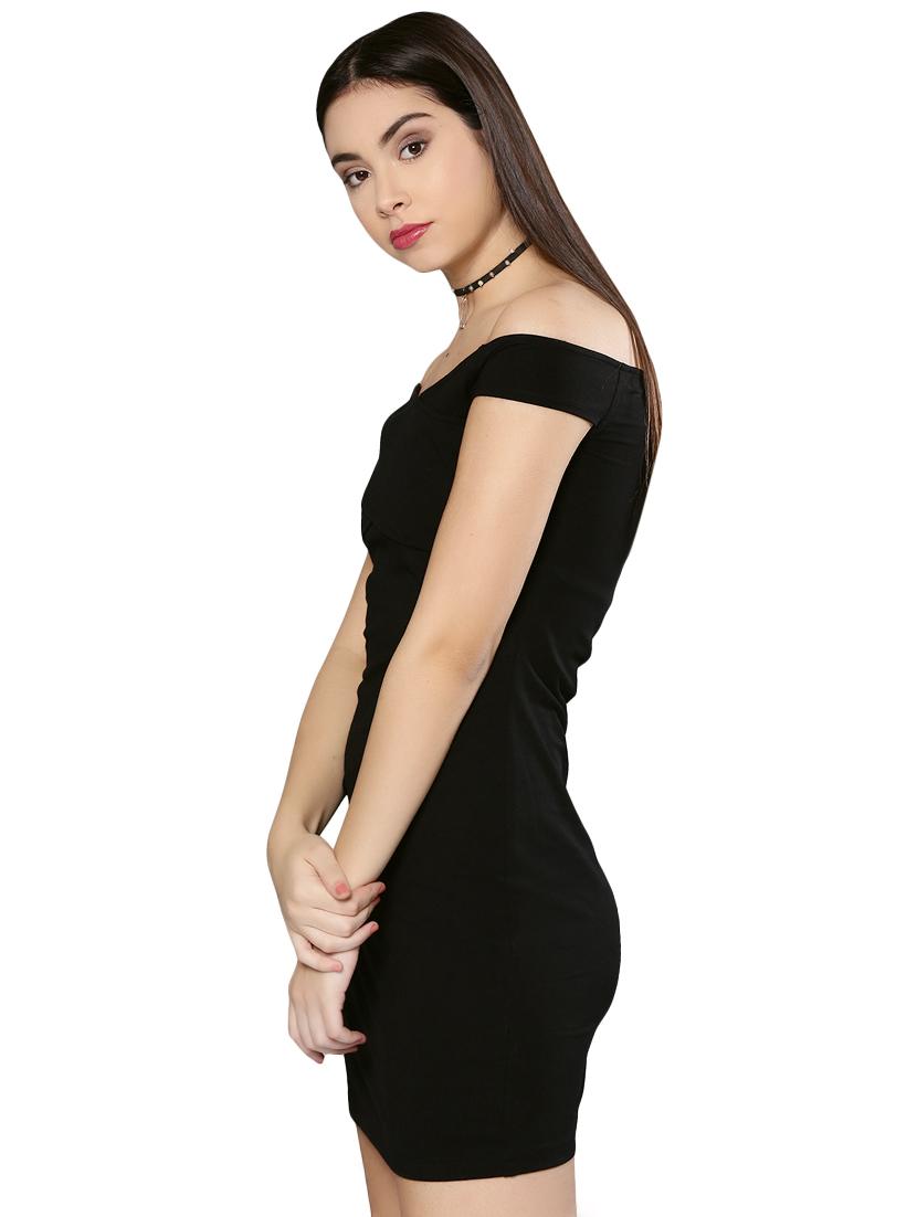 off shoulder bodycon dress - 15832883 - Zoom Image - 2